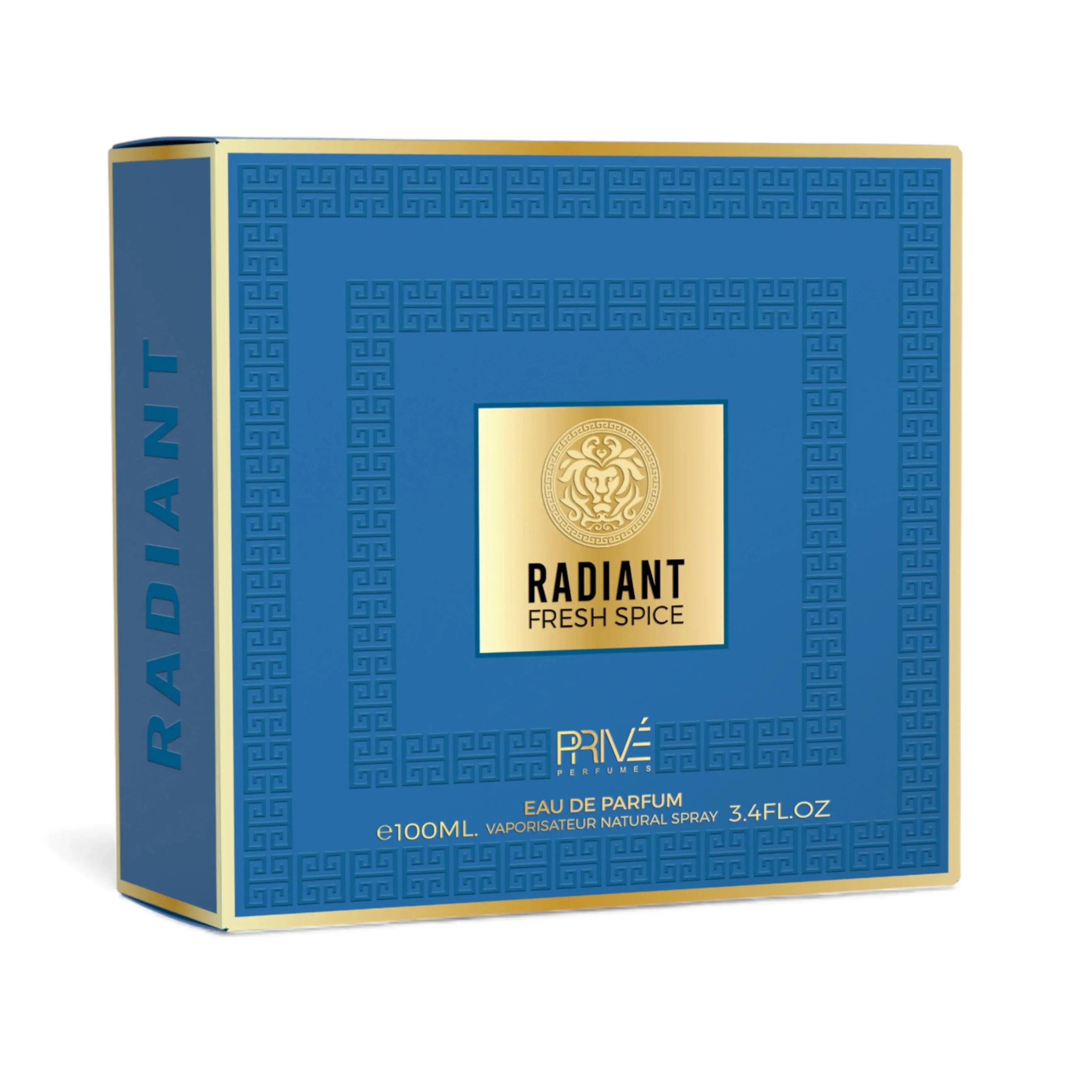 PRIVE Radiant Fresh Spice 100ML Eau De Parfum - Ivory Luxe