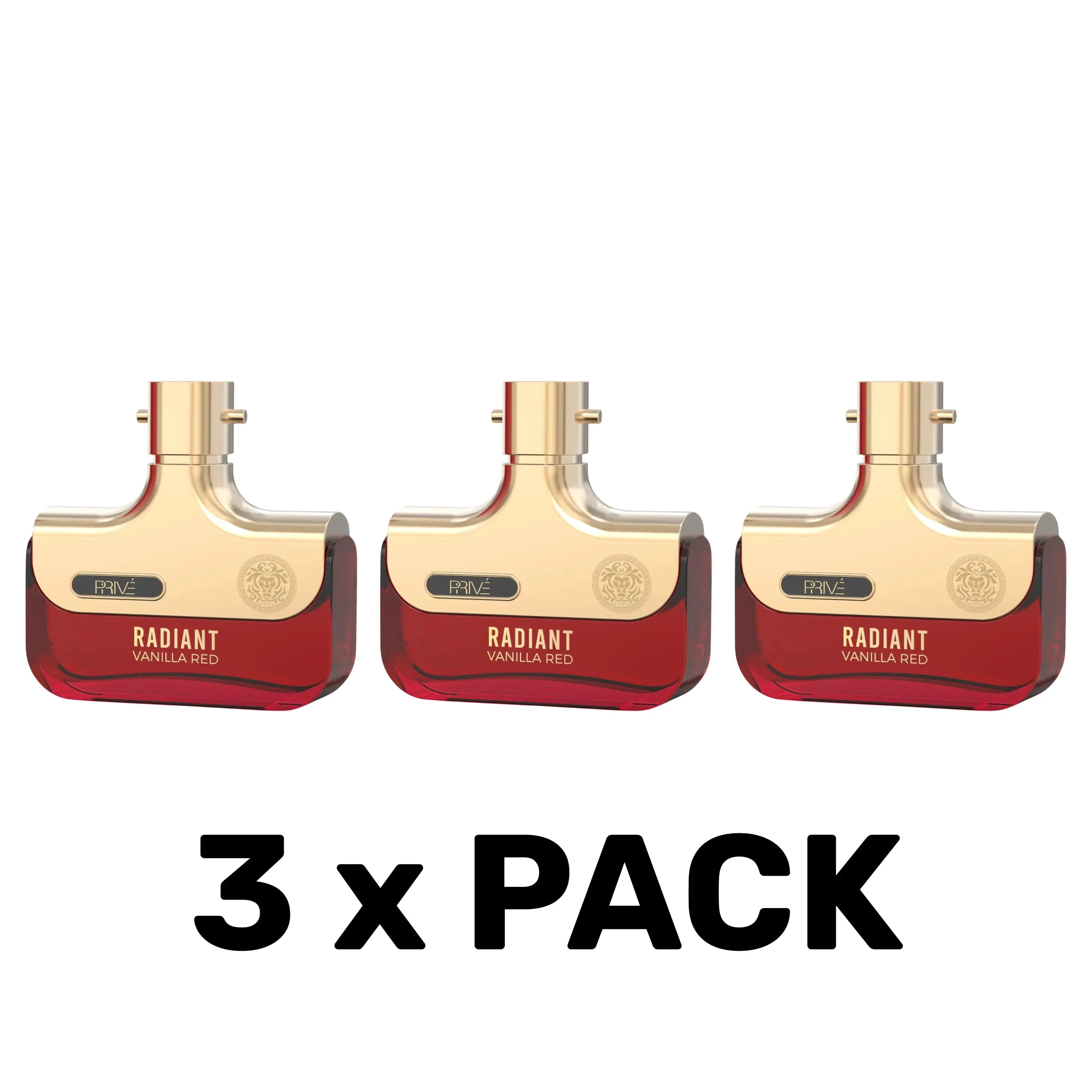 PRIVE Radiant Vanilla Red 100ML Eau De Parfum - Ivory Luxe