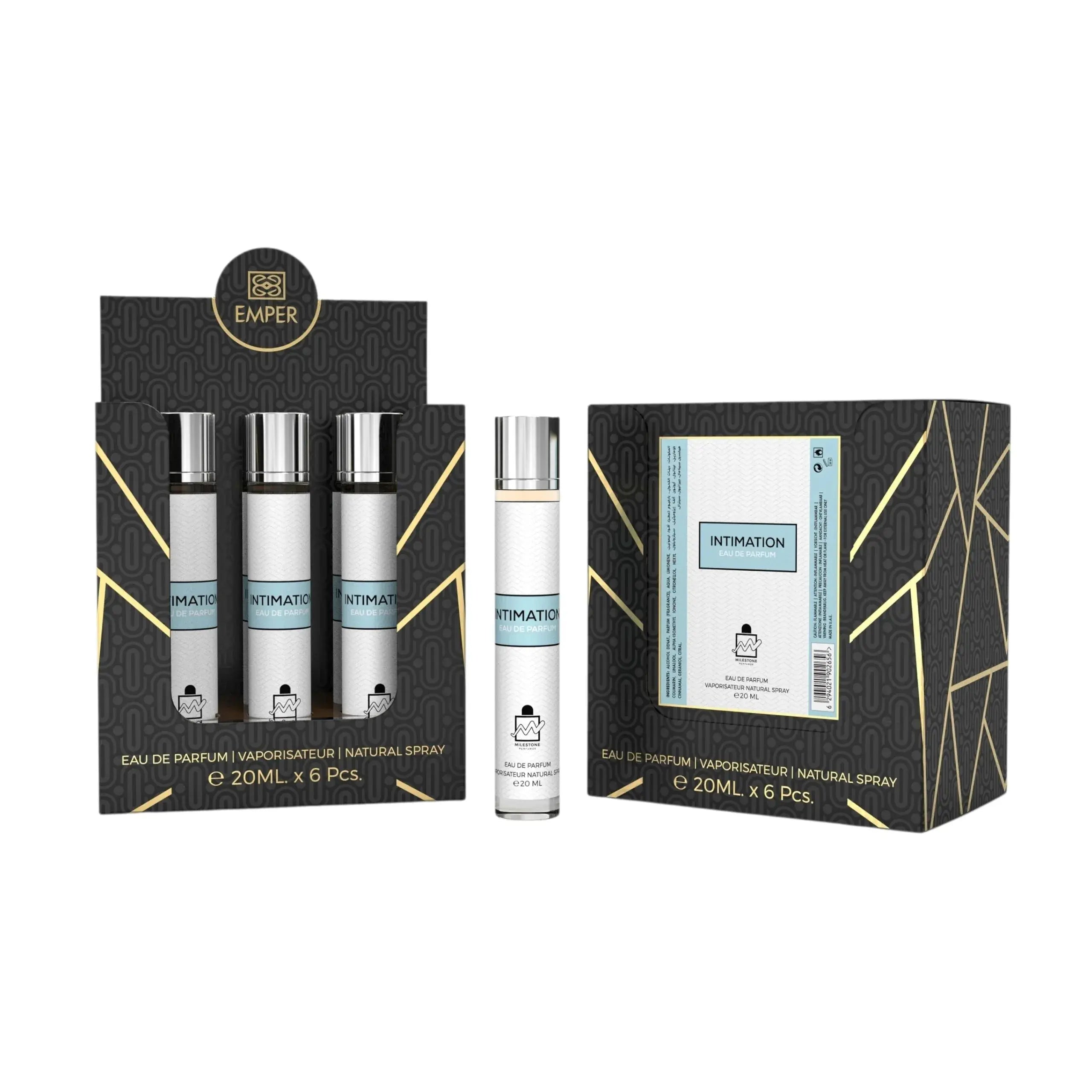 EMPER Intimation Eau De Parfum 5x 20ml Plus 1 Free Tester - Ivory Luxe