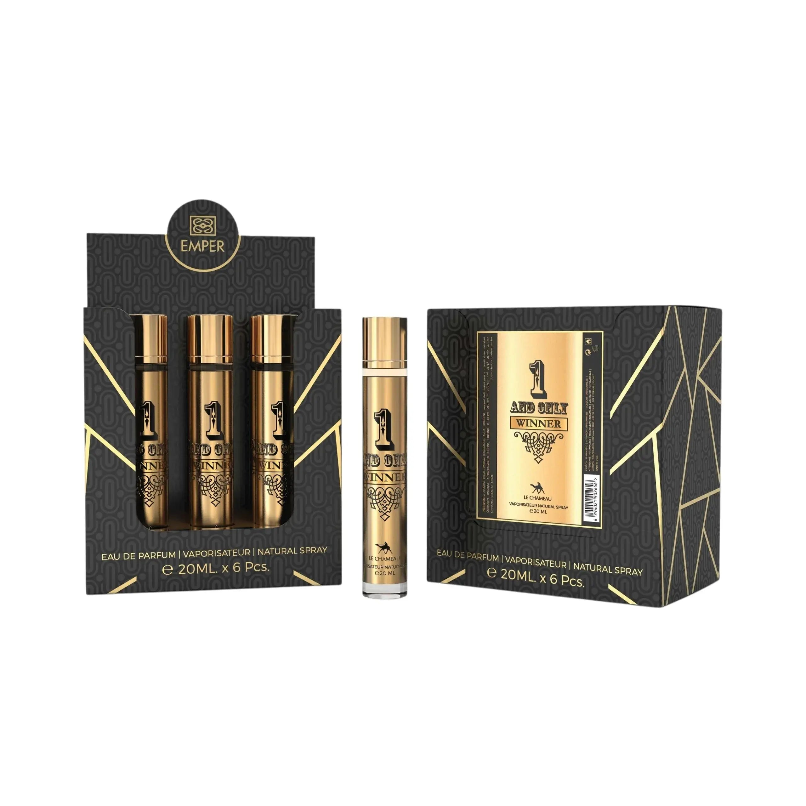Le Chameau 1 And Only Winner Eau De Parfum 23x 20ml Plus 1 Free Tester - Ivory Luxe