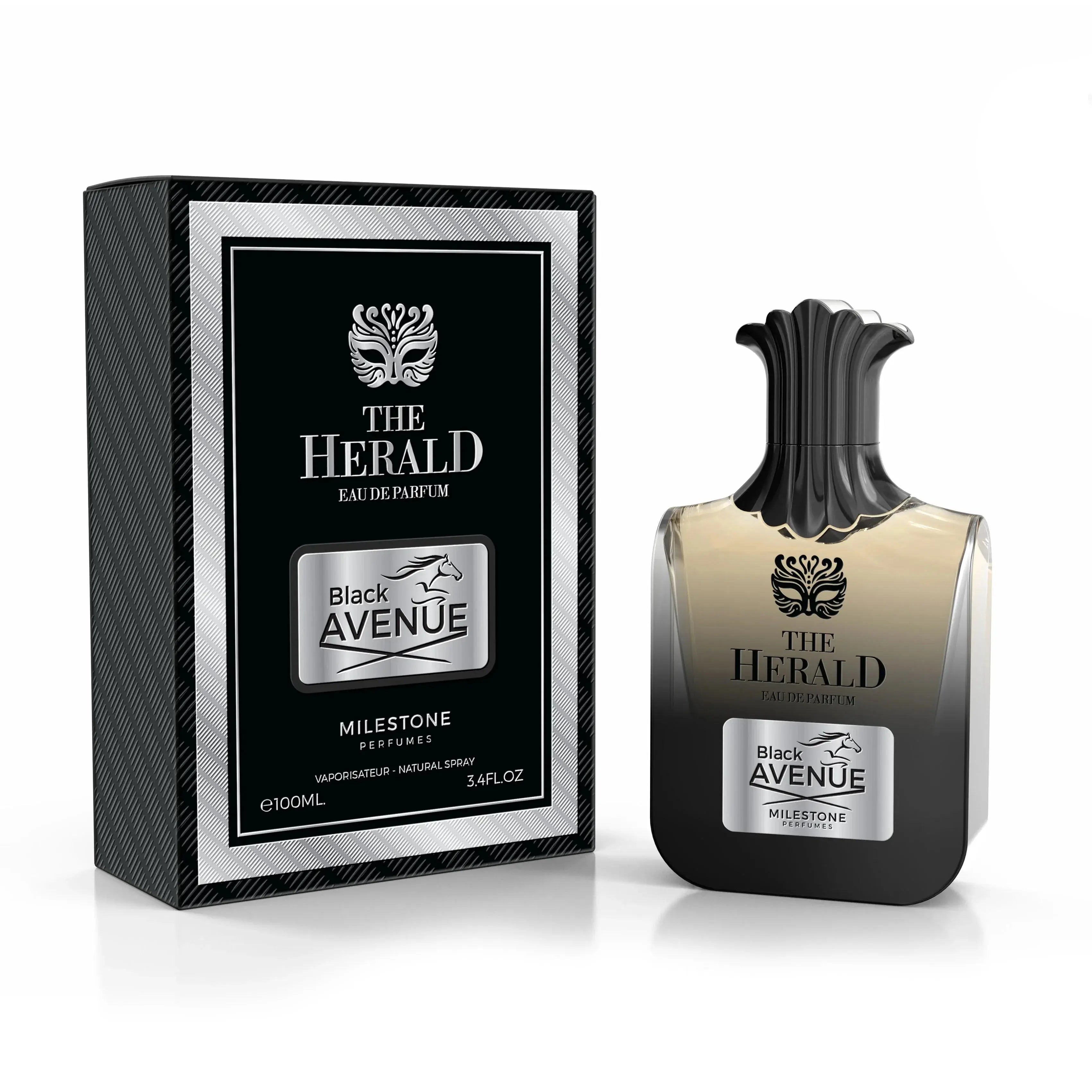 MILESTONE COLLECTION The Herald Black Avenue 100ML EDP - Ivory Luxe