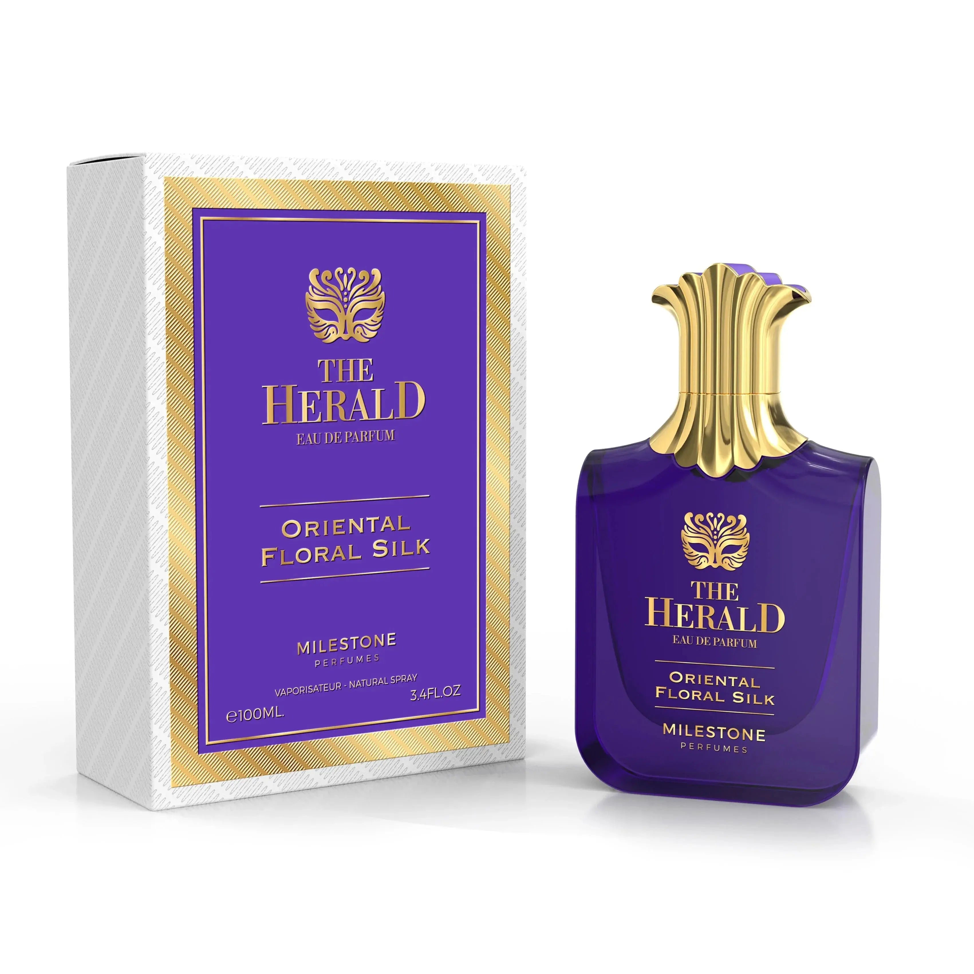 MILESTONE COLLECTION The Herald Oriental Floral Silk 100ML EDP - Ivory Luxe
