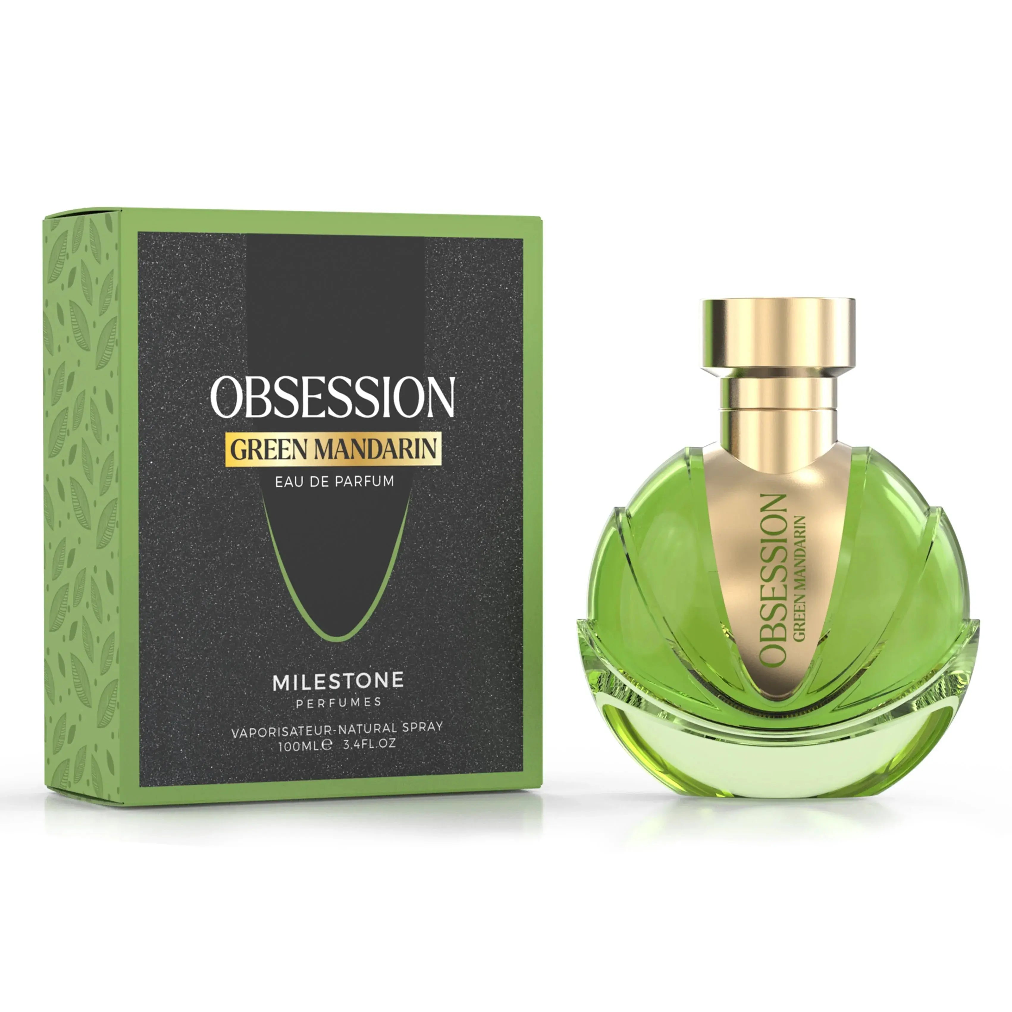 MILESTONE COLLECTION Obsession Green Mandarin 100ML - Ivory Luxe