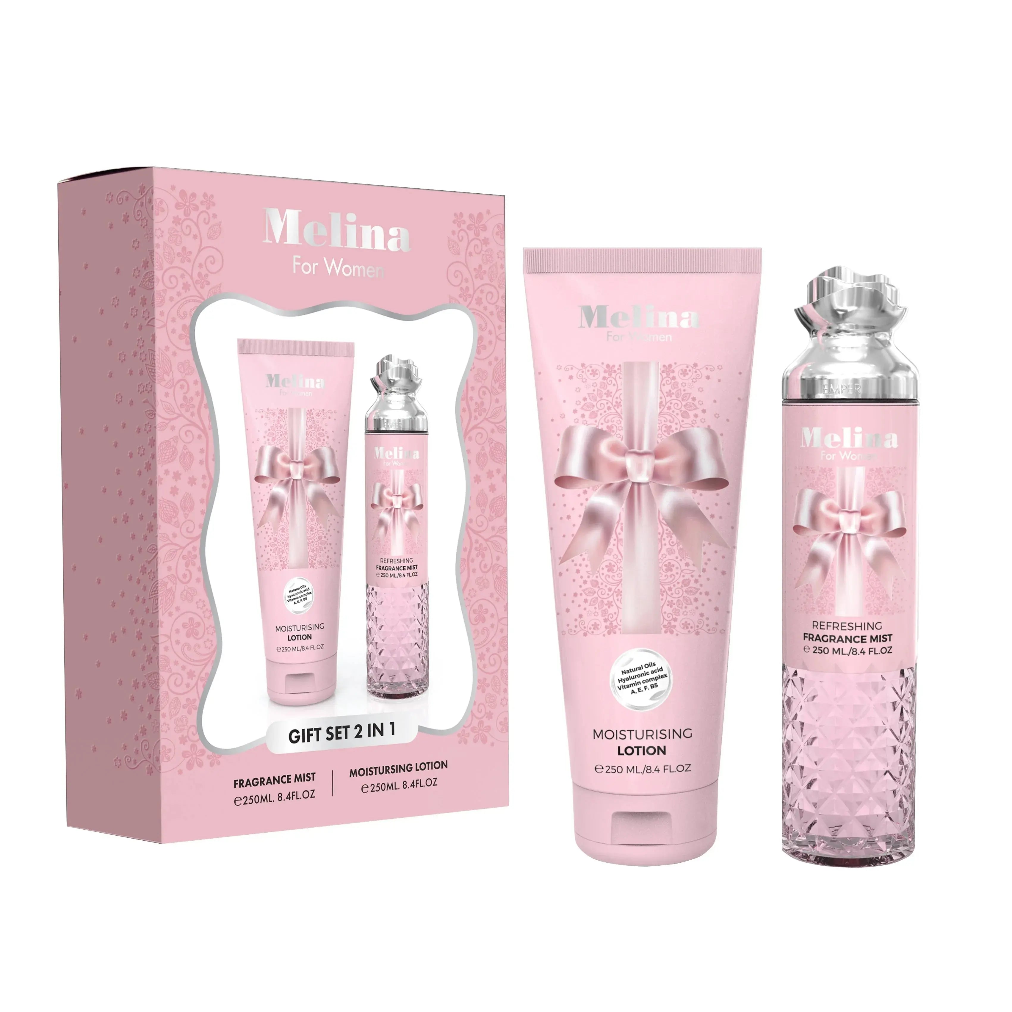 2IN1 GIFT SET MELINA BODY MIST - Ivory Luxe