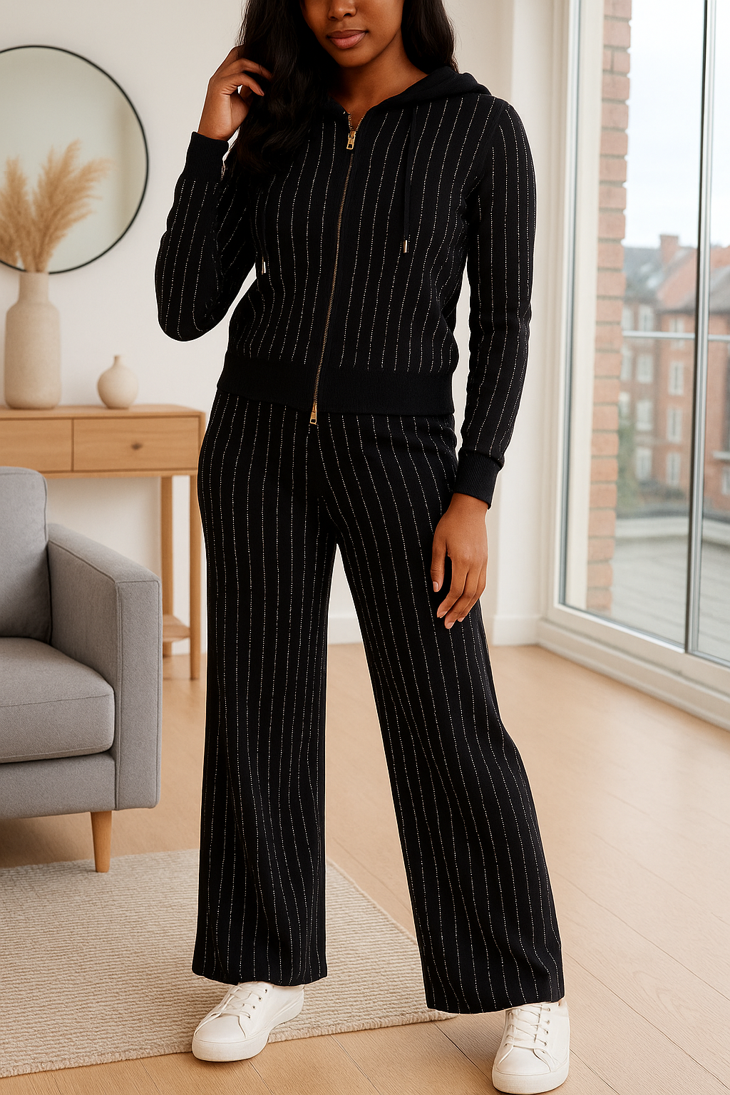 Zip Hoodie & Trouser Set