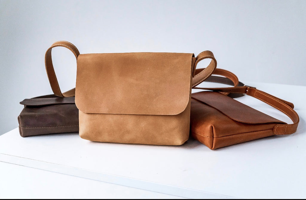 Luxury Handmade Leather Mini Crossbody Bag
