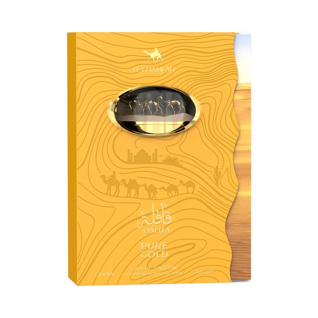 LE CHAMEAU Qafila Pure Gold Eau De Parfum 100ML - Ivory Luxe