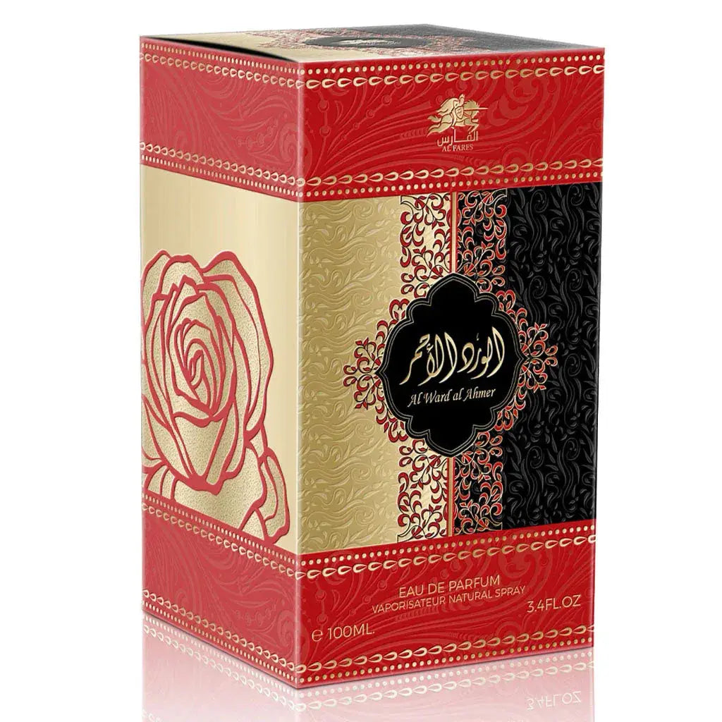 AL FARES Al Ward al Ahmer (Unisex) 100ML Eau De Parfum - Ivory Luxe