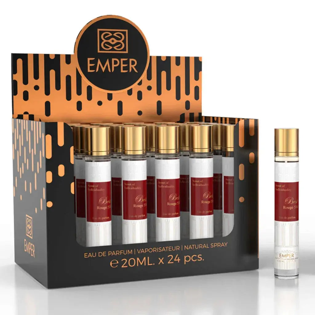 EMPER Best Rouge 530 (Unisex) Eau De Parfum 23x 20ml Plus 1 Free Tester - Ivory Luxe