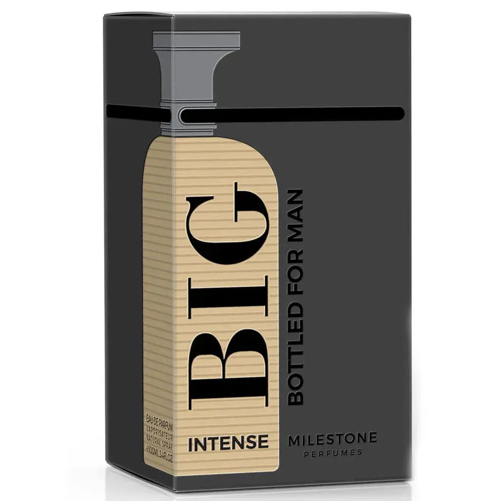 MILESTONE Big Bottled Intense (Pour Homme) 100ML Eau De Parfum - Ivory Luxe