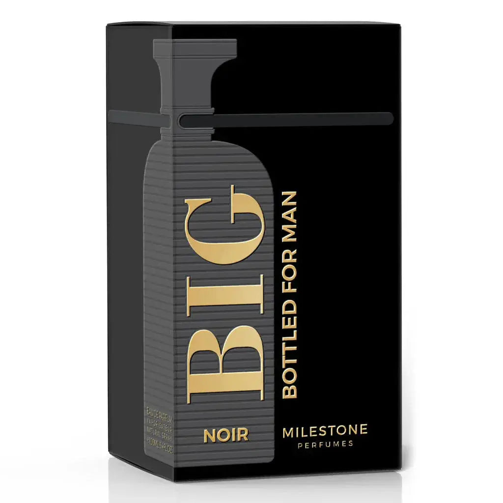 MILESTONE Big Bottled Noir (Pour Homme) 100ML Eau De Parfum - Ivory Luxe