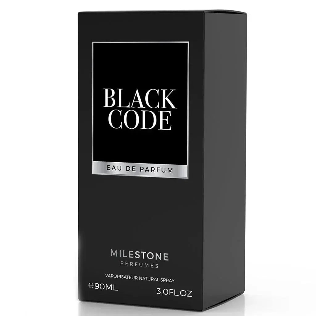 MILESTONE Black Code (Pour Homme) 90ML EDP - Ivory Luxe