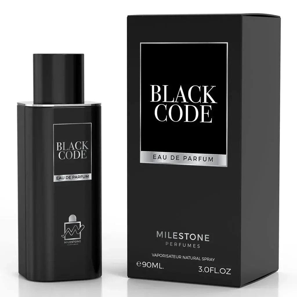 MILESTONE Black Code (Pour Homme) 90ML EDP - Ivory Luxe
