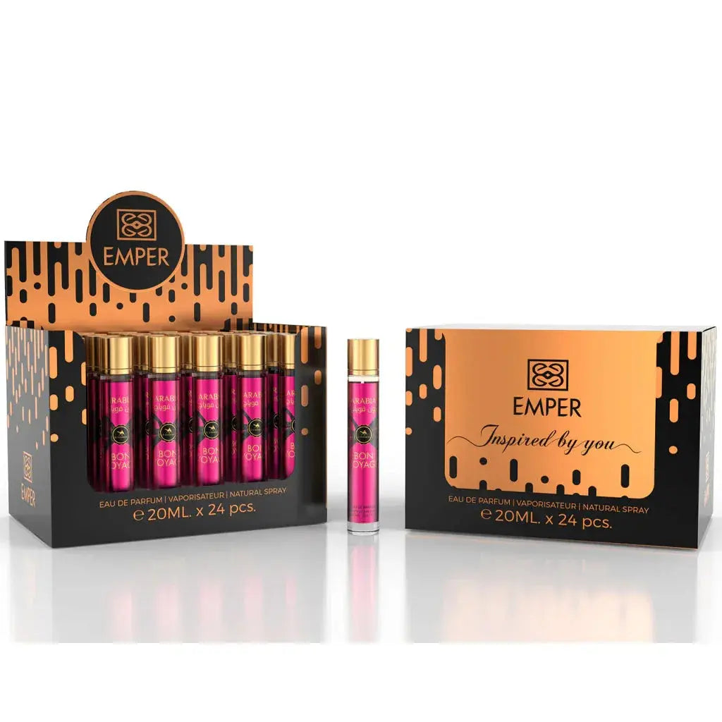 LE CHAMEAU Arabia Bon Voyage Eau De Parfum 23x 20ml Plus 1 Free Tester - Ivory Luxe