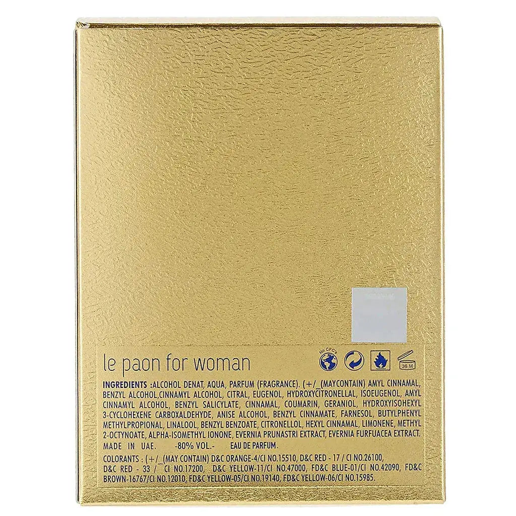 EMPER LE Paon Pour Femme Eau De Parfum 100ml - Ivory Luxe