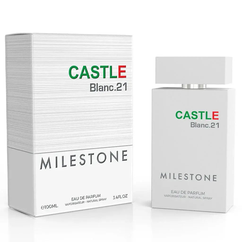 MILESTONE Castle Blanc.21 (Pour Homme) 100ML EDP - Ivory Luxe