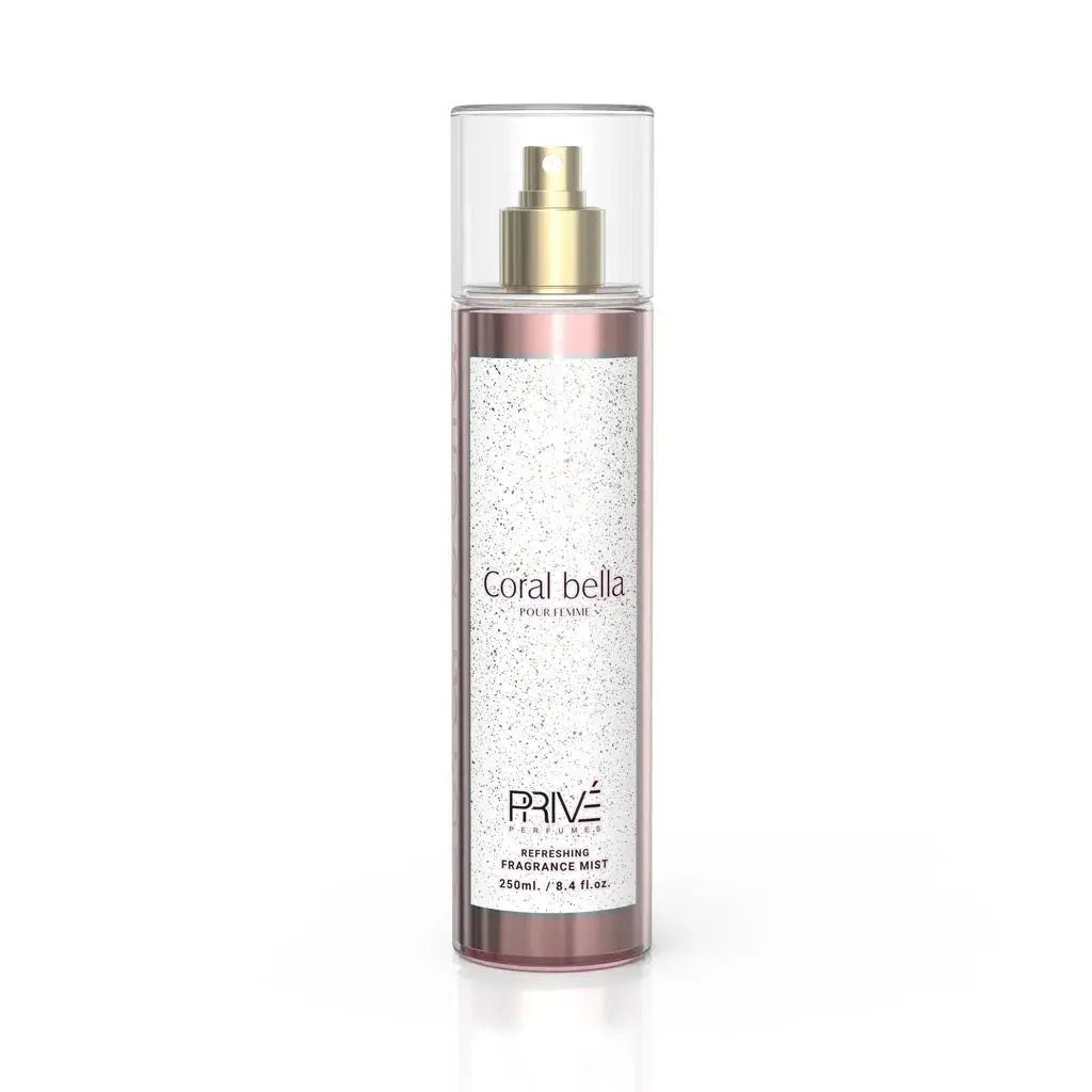 PRIVE Coral Belle (Pour Femme) - Body Mist - 250ML 3 PACK - Ivory Luxe