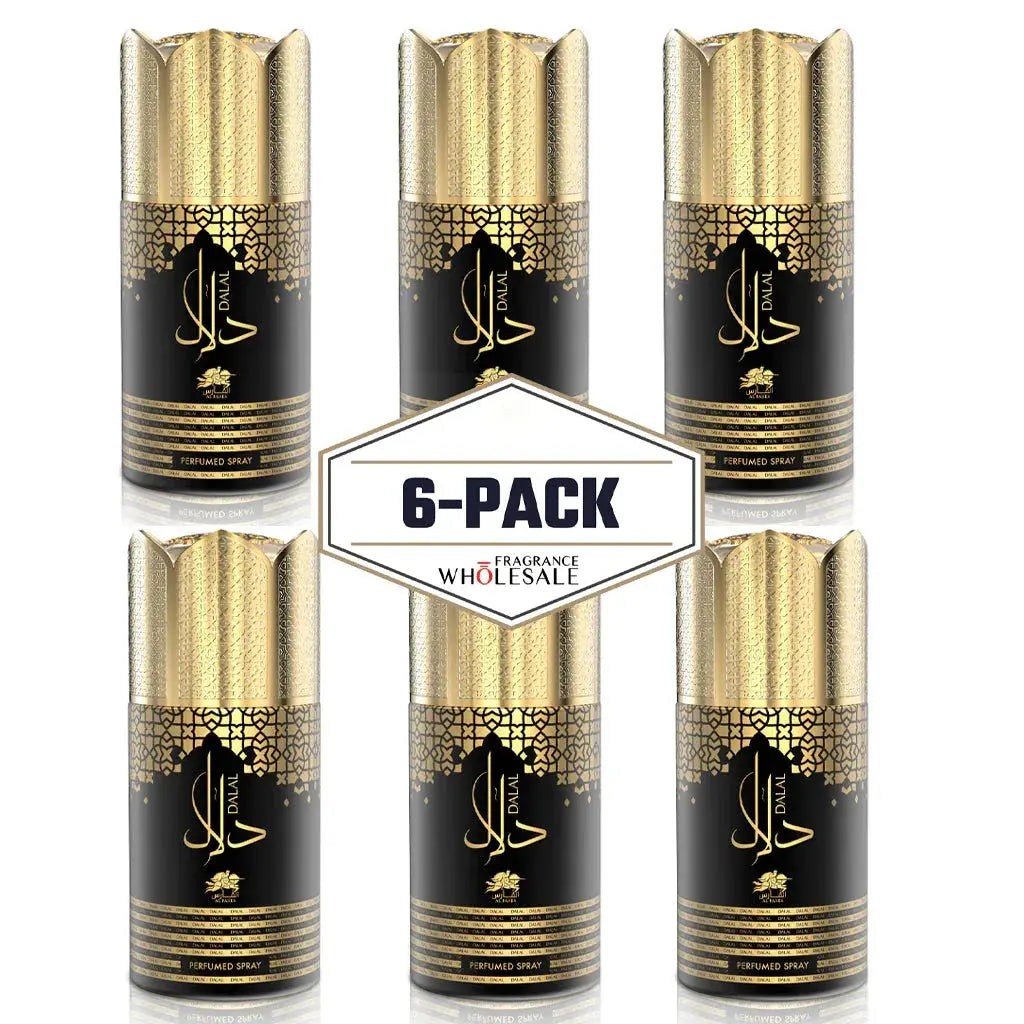 AL FARES Dalal Perfume Deodorant 250ml 6x PACK - Ivory Luxe