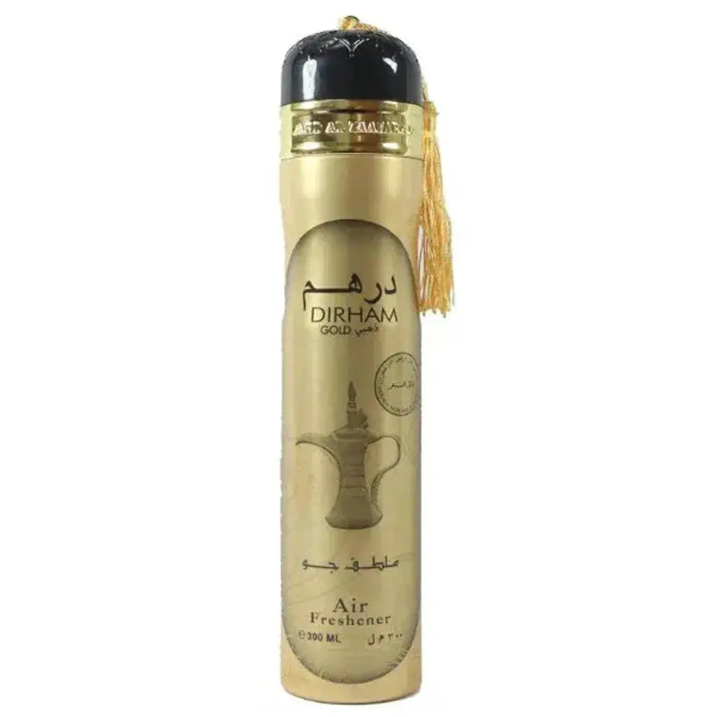 DIRHAM GOLD Air Freshner 300ml by ARD Al Zaafaran 6x PACK (6 units) - Ivory Luxe