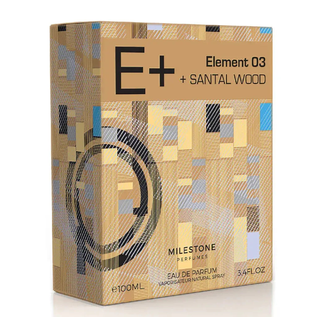 MILESTONE ELEMENT 03 + SANTAL WOOD 100ML EDP (UNISEX) - Ivory Luxe