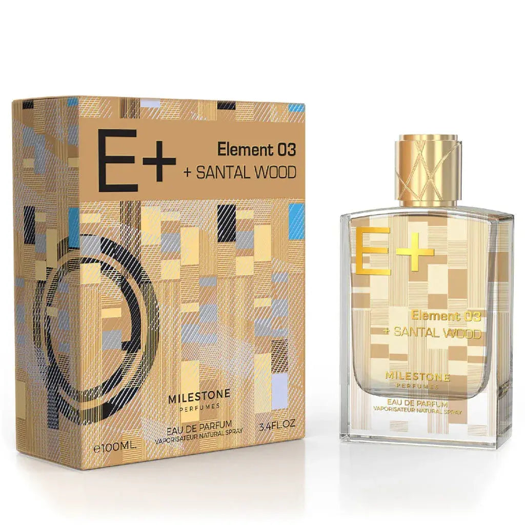 MILESTONE ELEMENT 03 + SANTAL WOOD 100ML EDP (UNISEX) - Ivory Luxe