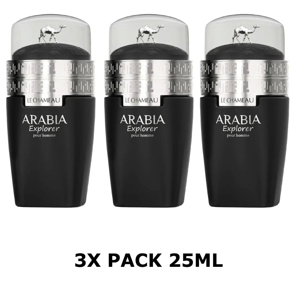 Arabia Explorer 25 ML EDP – 3-Pack By Le Chameau LE CHAMEAU