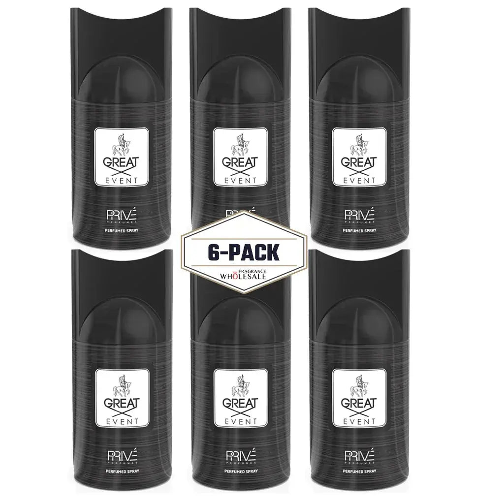 PRIVE Great Event Perfume Deodorant 250ml 6x PACK - Ivory Luxe