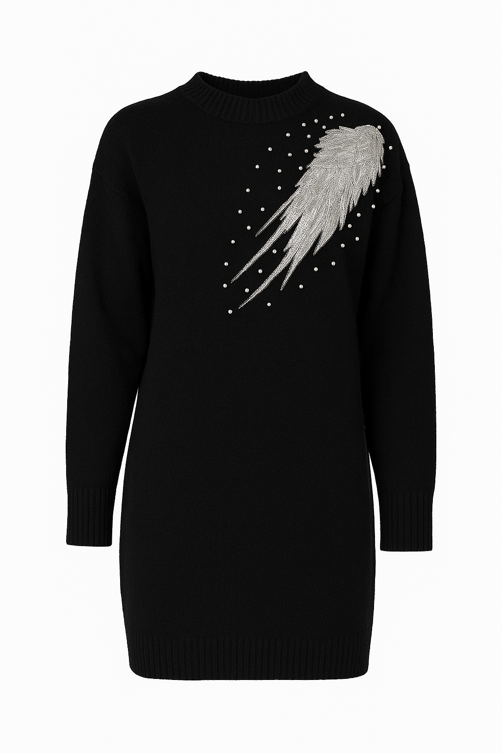 Sequin Embroidered Long Jumper