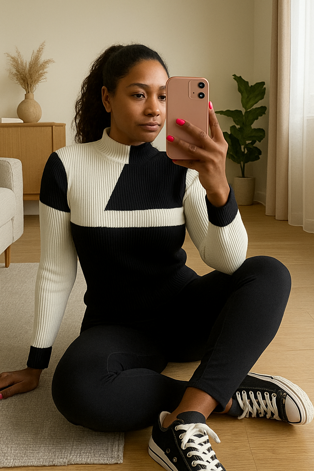 Patterned Women's Jumper