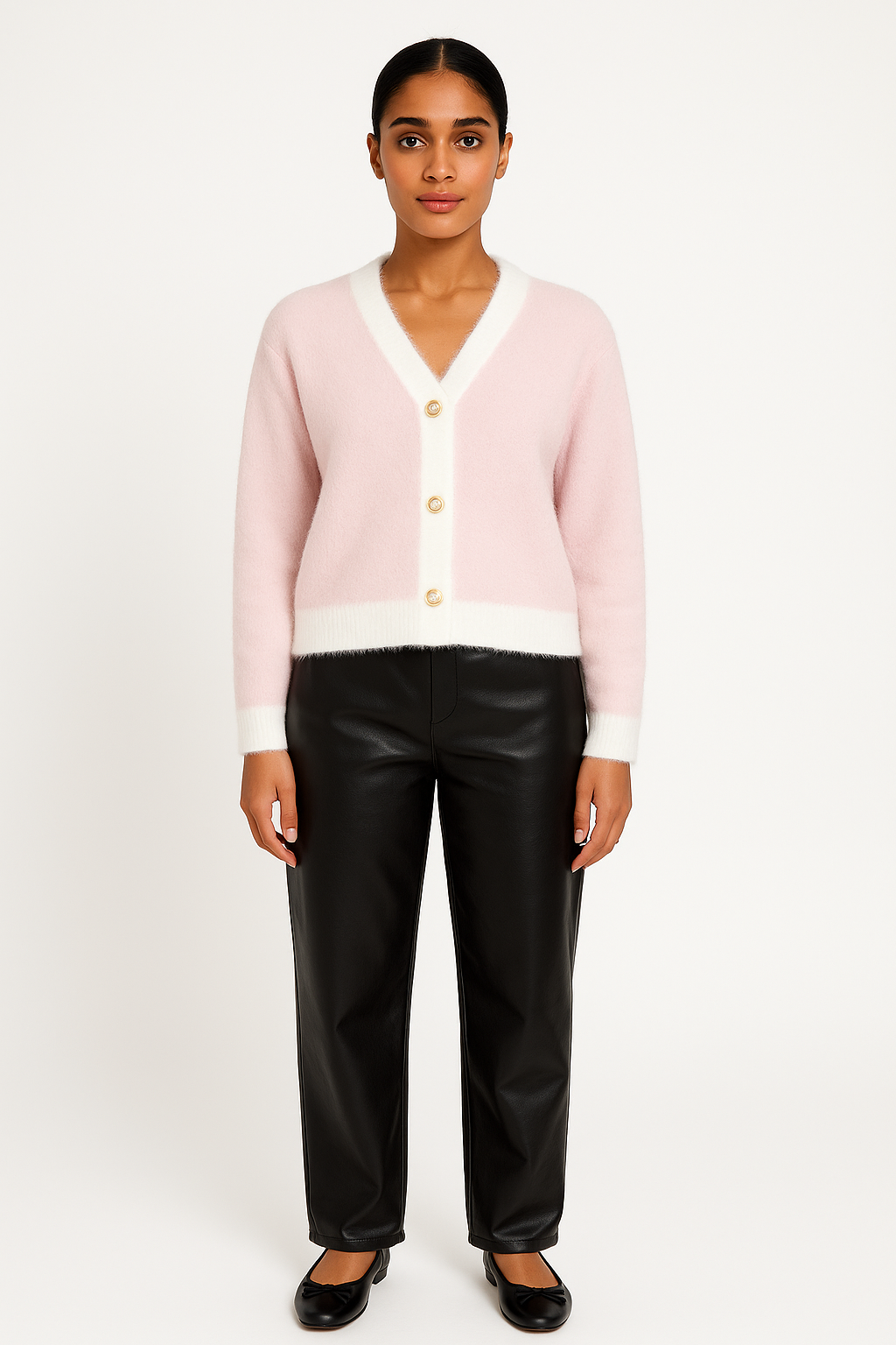 Pearl Button Knit Cardigan