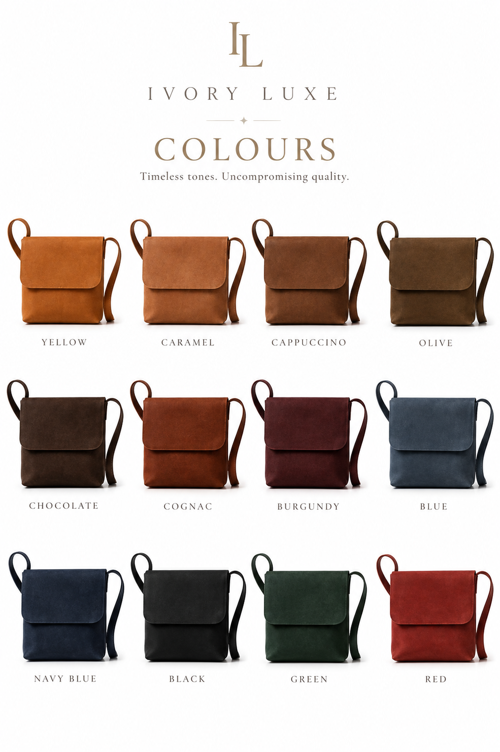 Luxury Handmade Leather Mini Crossbody Bag