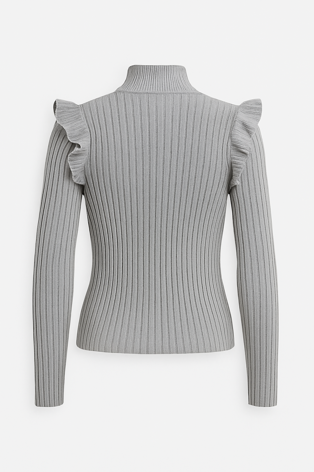 Gold Button Frill Sleeves Top