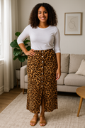 Lucy Leopard Maxi Skirt