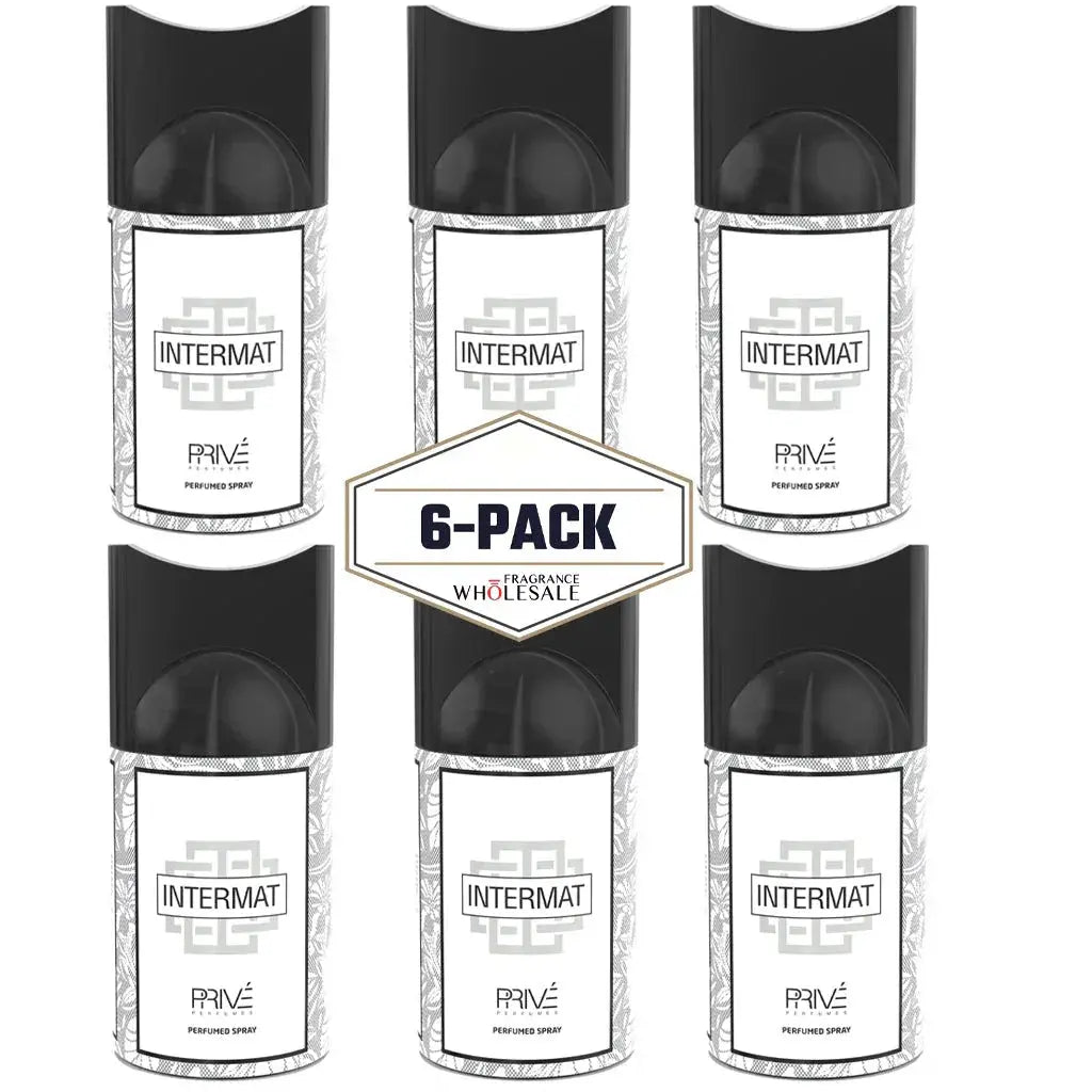Prive Intemat Perfume Deodorant 250ml 6x PACK - Ivory Luxe