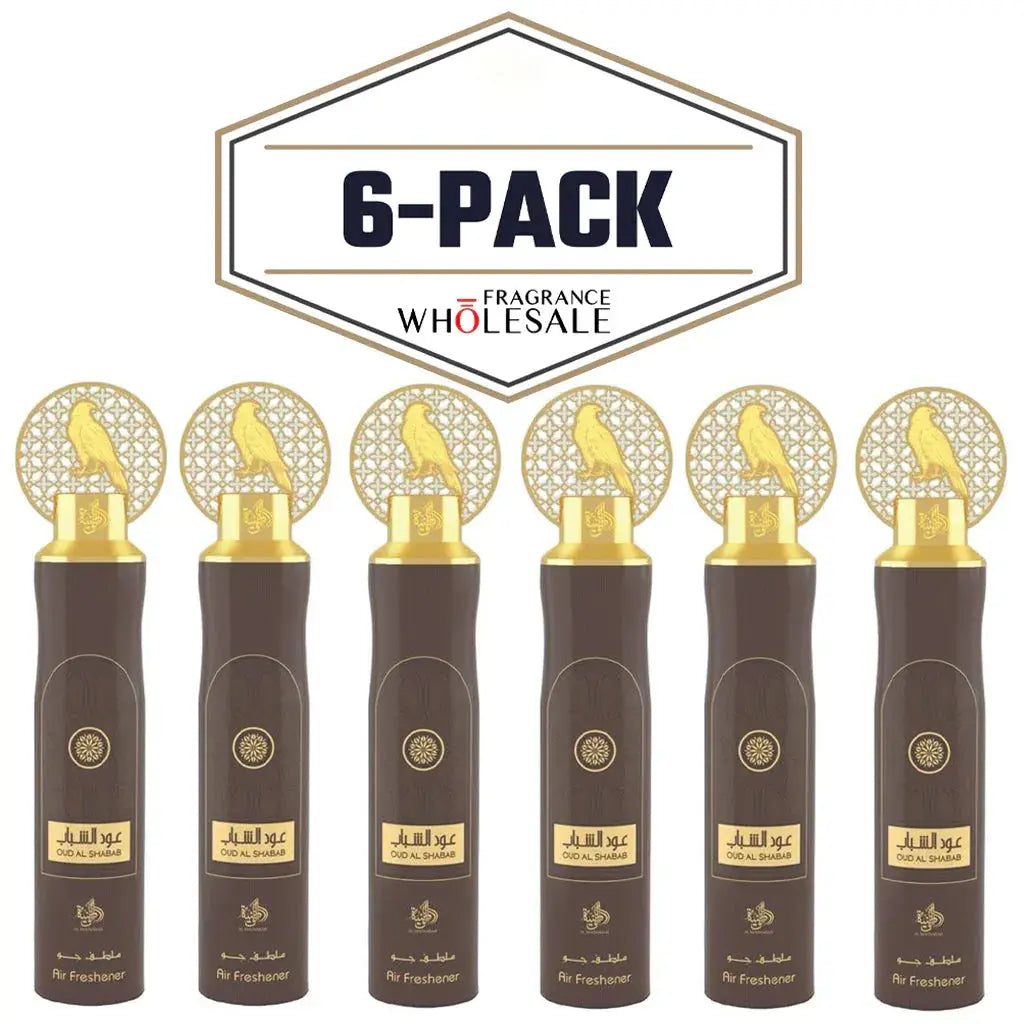 AL WATANIAH OUD AL SHABAB Air Freshener 300ml 6x PACK (6 units) - Ivory Luxe