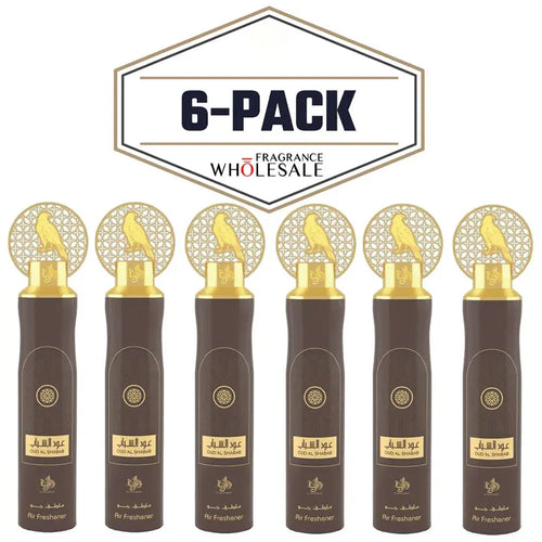 AL WATANIAH OUD AL SHABAB Air Freshener 300ml 6x PACK (6 units) - Ivory Luxe
