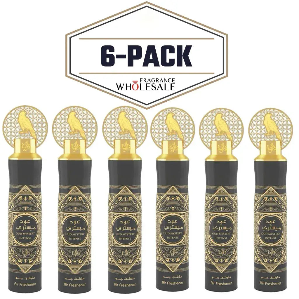 AL WATANIAH OUD MYSTERY INTENSE Air Freshener 300ml 6x PACK (6 units) - Ivory Luxe