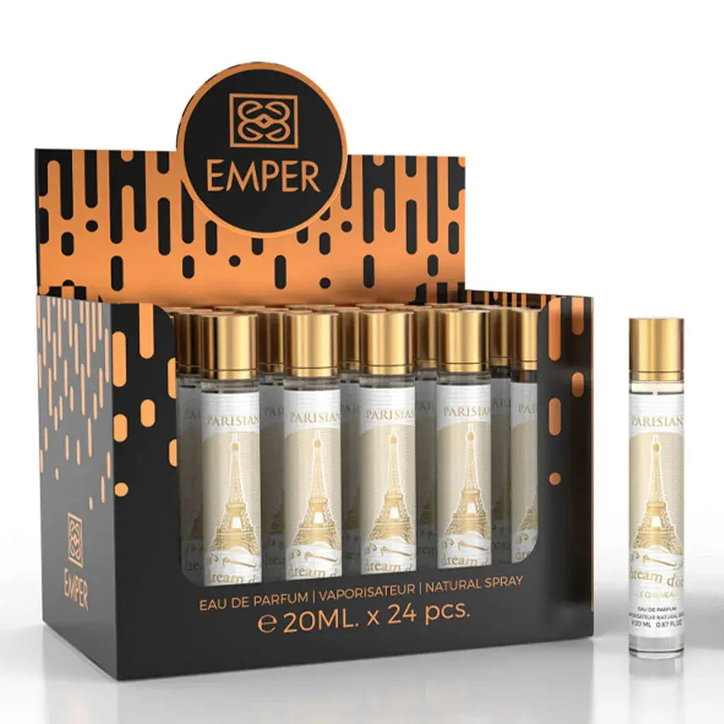 Le Chameau Parisian Dream D'Or Eau De Parfum 23x 20ml Plus 1 Free Tester - Ivory Luxe