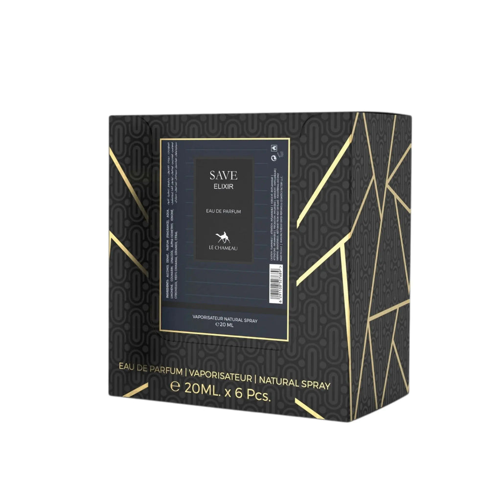 LE CHAMEAU Save.Age Elixir Eau De Parfum 23x 20ml Plus 1 Free Tester - Ivory Luxe