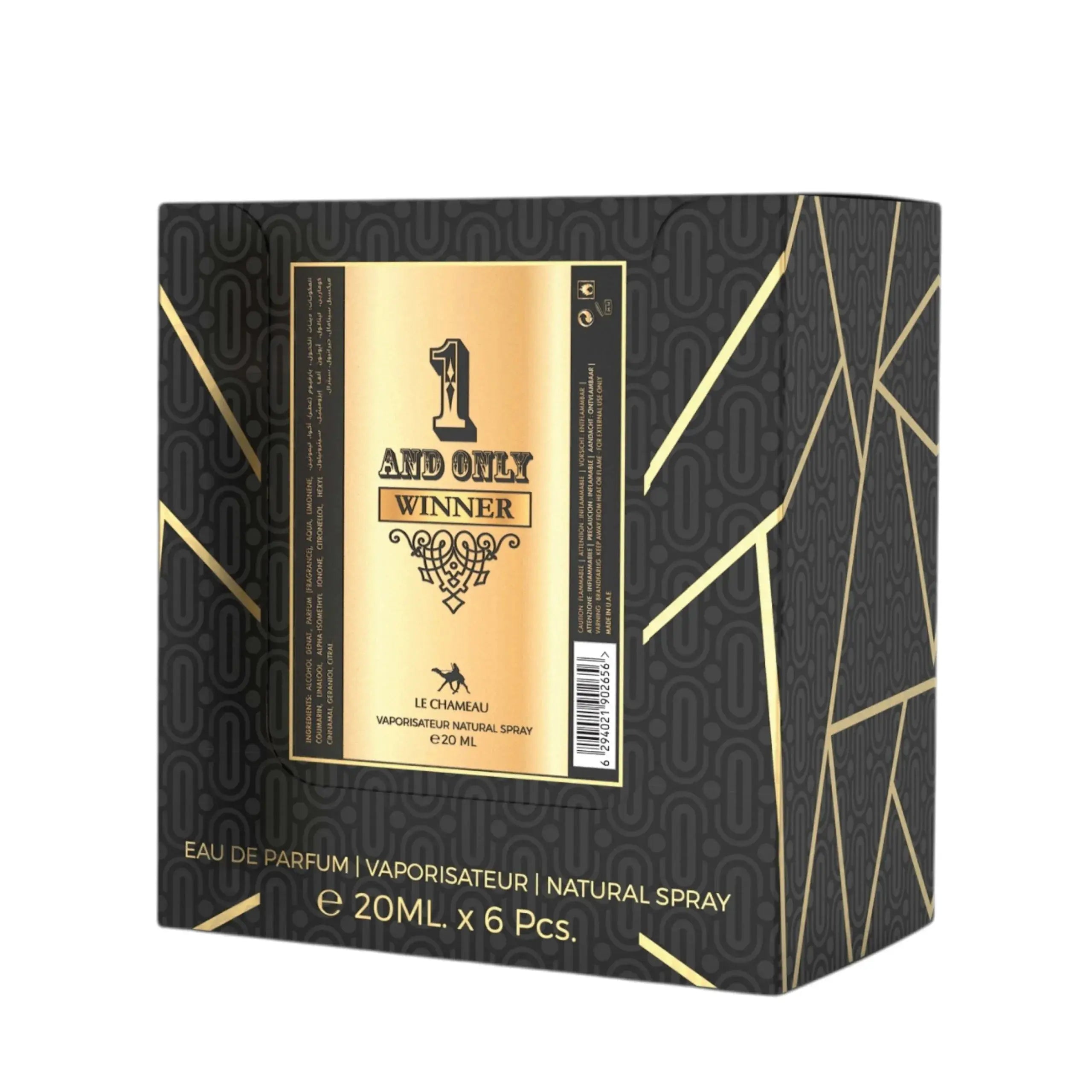 Le Chameau 1 And Only Winner Eau De Parfum 23x 20ml Plus 1 Free Tester - Ivory Luxe