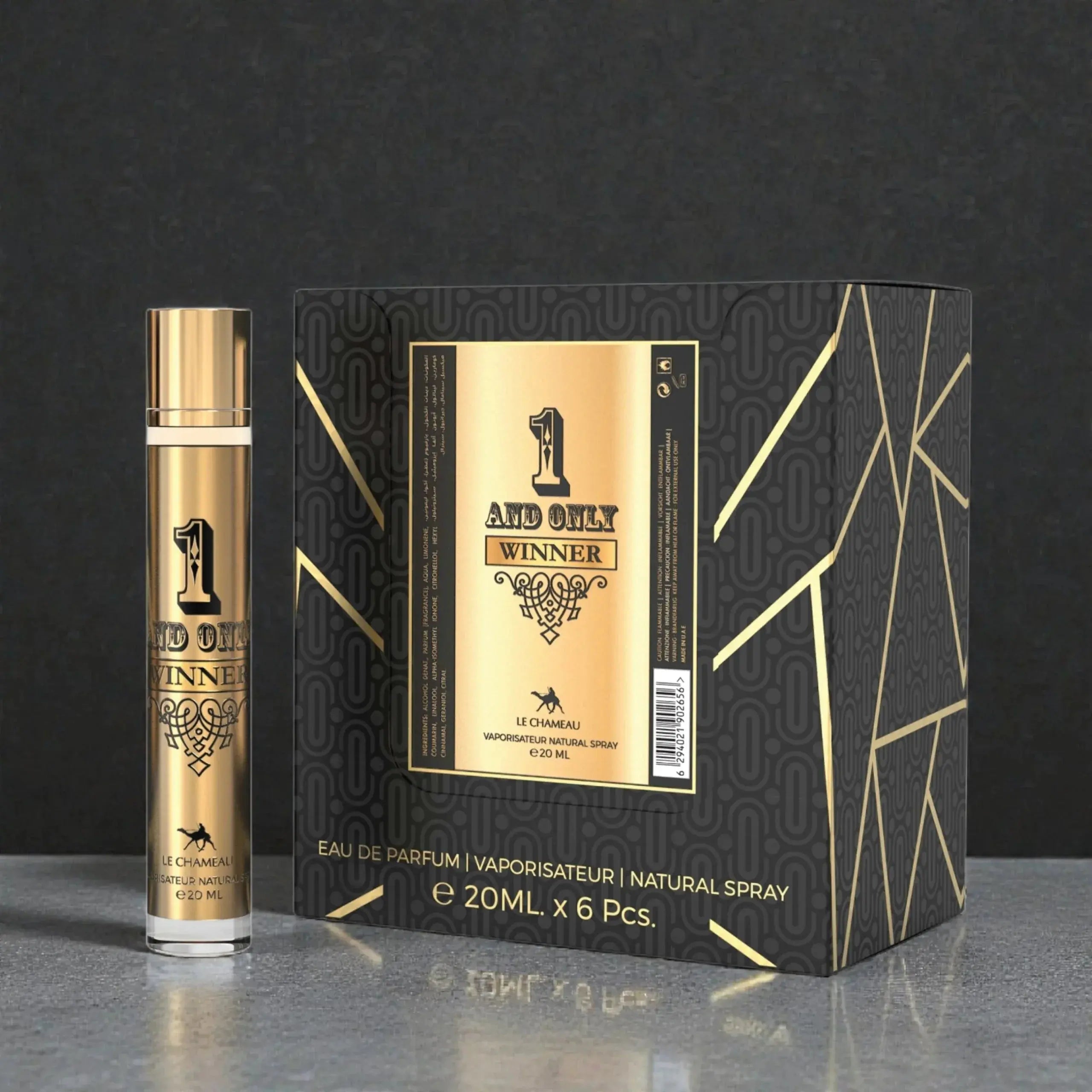 Le Chameau 1 And Only Winner Eau De Parfum 23x 20ml Plus 1 Free Tester - Ivory Luxe