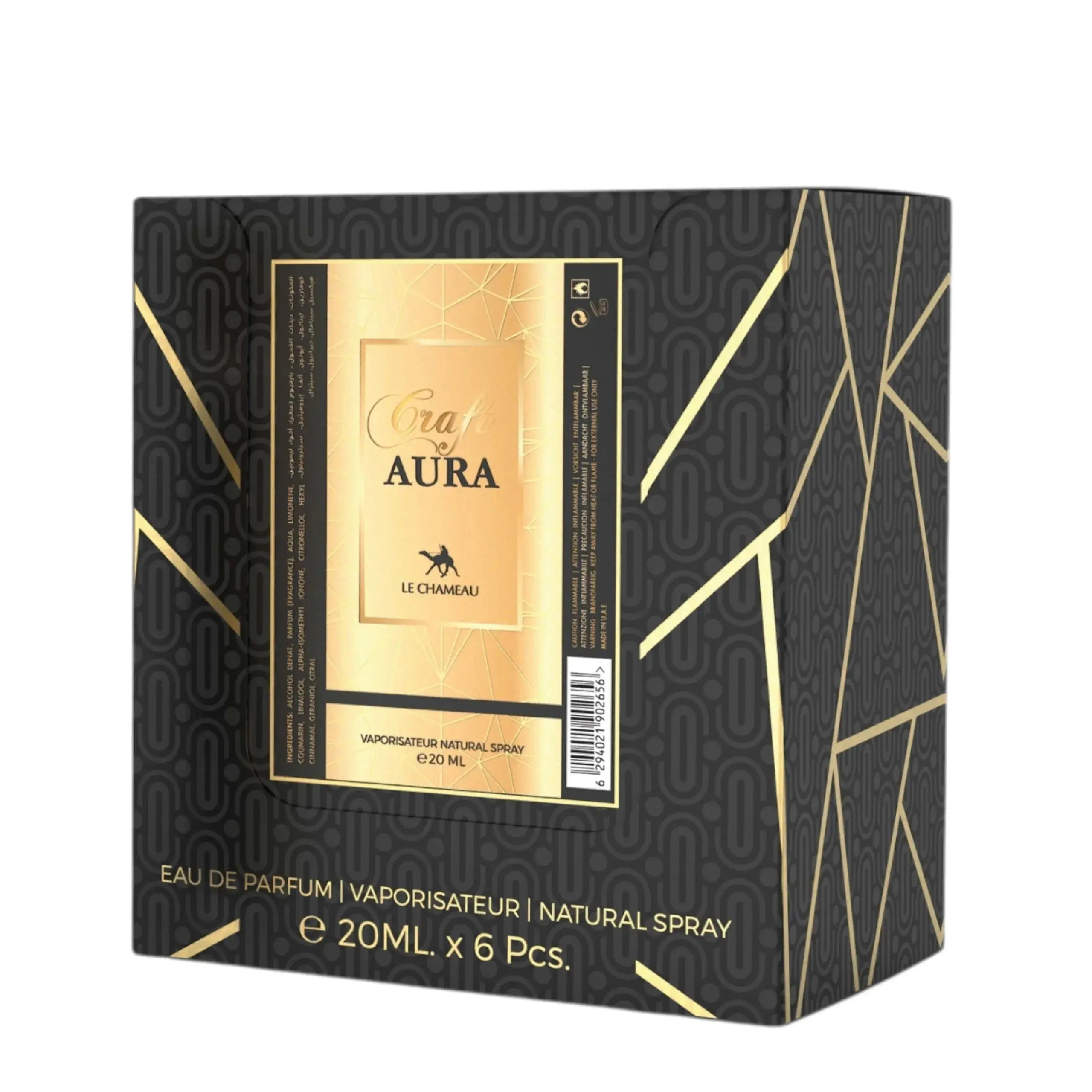 LE CHAMEAU Craft Aura (Pour Femme) Eau De Parfum 23x 20ml Plus 1 Free Tester - Ivory Luxe