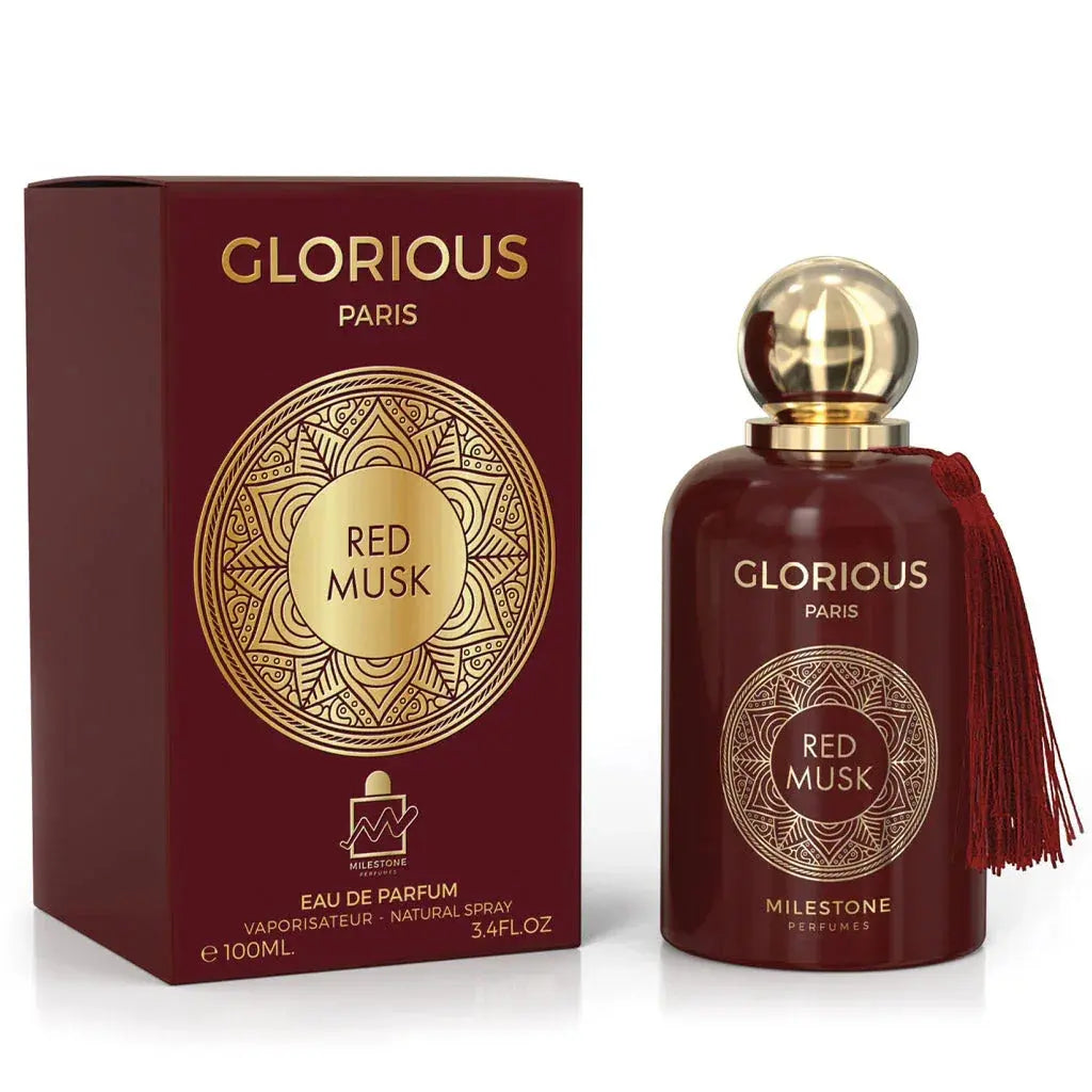 MILESTONE Glorious Paris RED MUSK (Unisex) 100ML EDP - Ivory Luxe