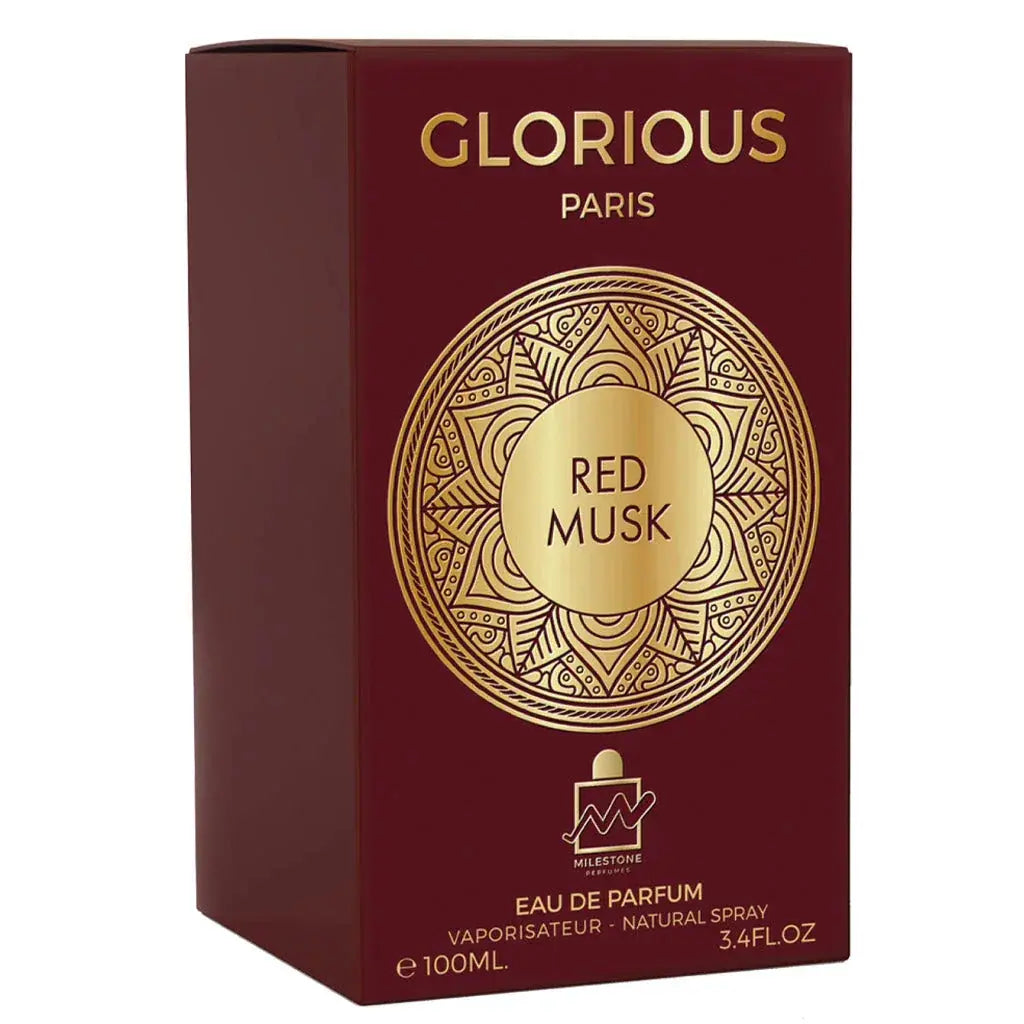 MILESTONE Glorious Paris RED MUSK (Unisex) 100ML EDP - Ivory Luxe