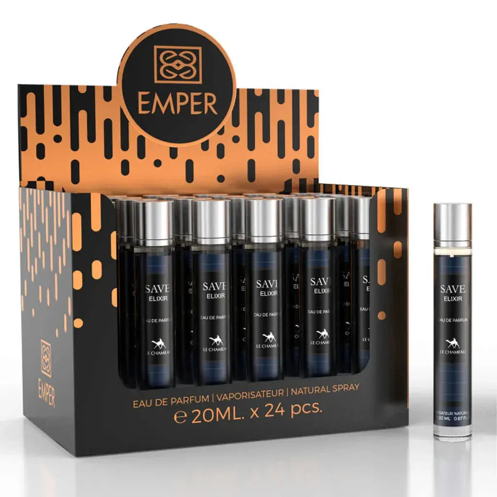 LE CHAMEAU Save.Age Elixir Eau De Parfum 23x 20ml Plus 1 Free Tester - Ivory Luxe