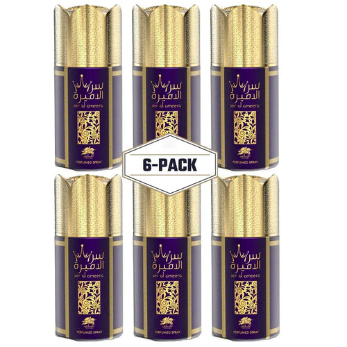 AL FARES Ser Al Ameera Perfume Deodorant 250ml 6x PACK - Ivory Luxe