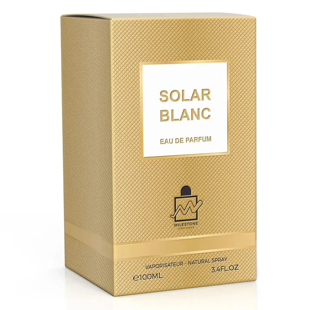 MILESTONE Solar Blanc (Unisex) 100ML EDP - Ivory Luxe