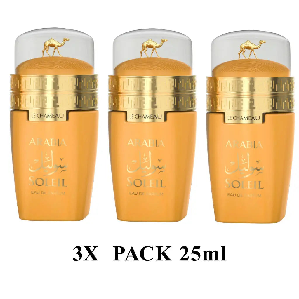 Arabia Soleil  25 ML EDP – 3-Pack By Le Chameau LE CHAMEAU