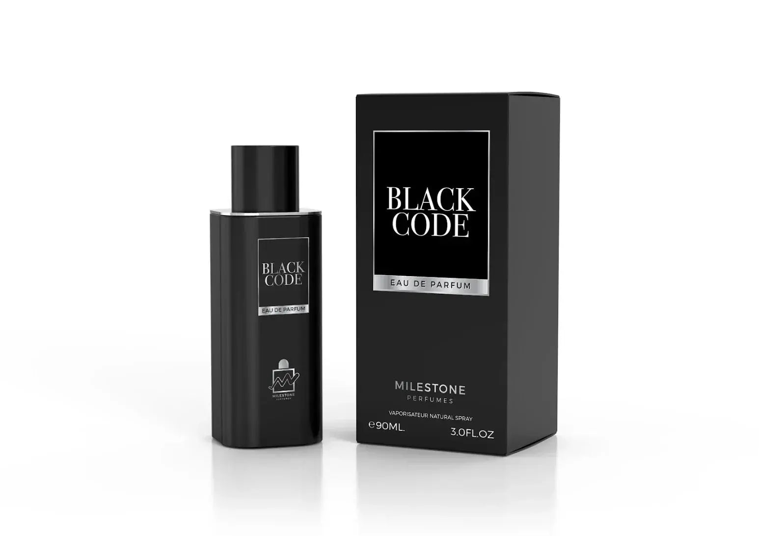 MILESTONE Black Code (Pour Homme) 90ML EDP - Ivory Luxe