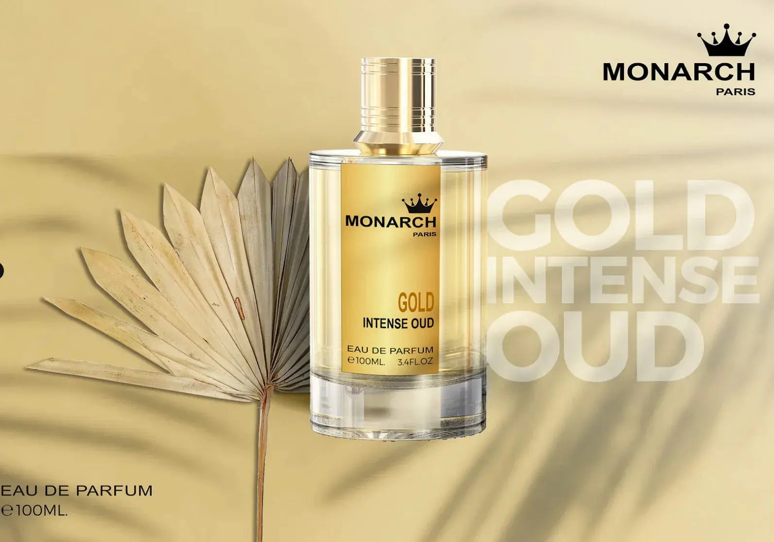 MILESTONE Monarch Gold Intense Oud (Unisex) 100ML EDP - Ivory Luxe